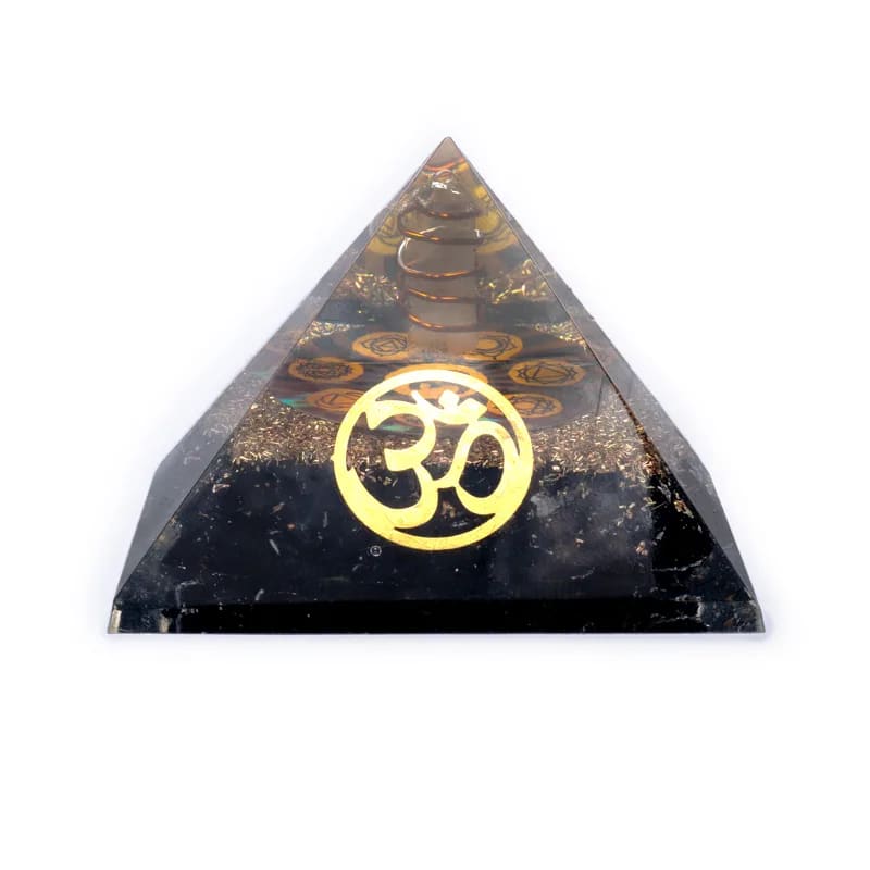 Chakra pyramide - sort turmalin