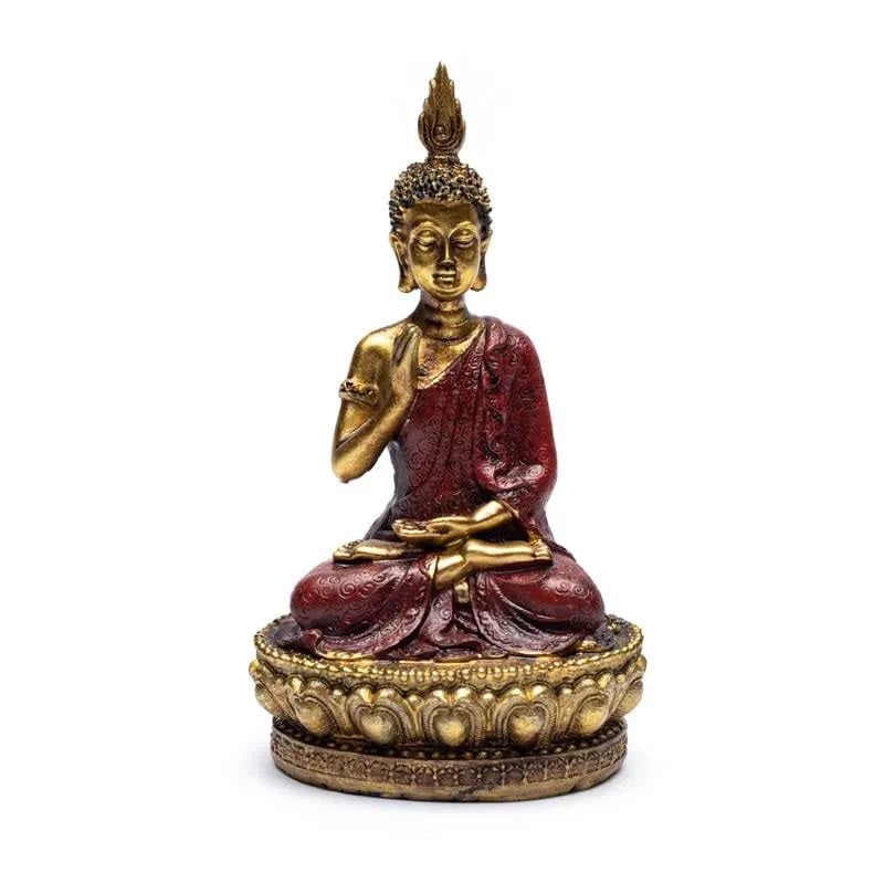 Buddha af tryghed med trone
