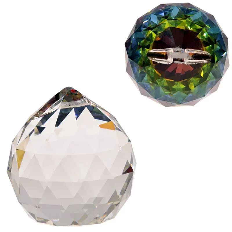 Feng-Shui Crystal Sphere flerfarvet AAA kvalitet