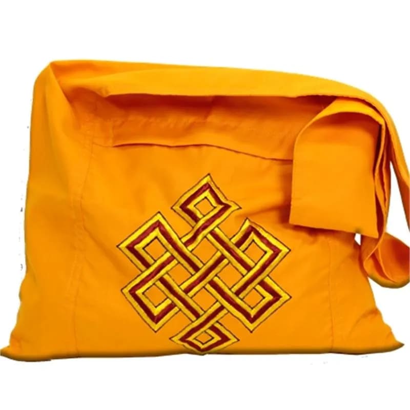 Taske med endeløs knude logo - Orange