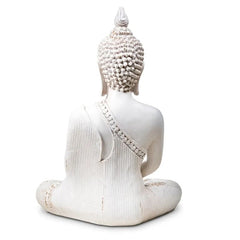 Buddha i Meditation - Hvid