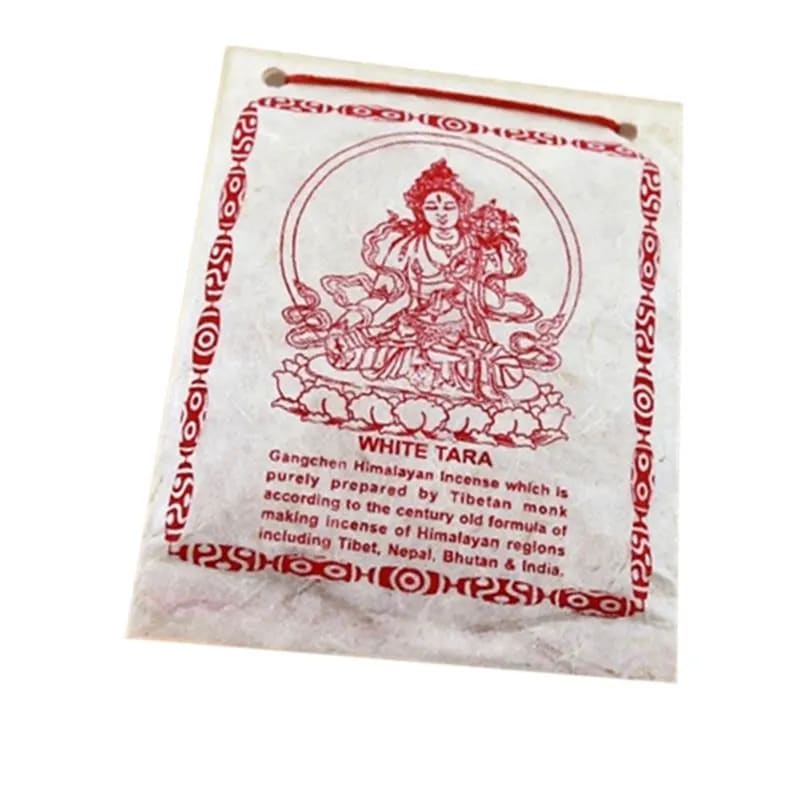 Tibetansk røgelsespulver - Hvid Tara