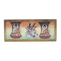 Tarot eller smykkeskrin Buddha og Saraswati