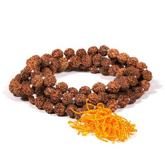 Mala Rudraksha - Orange kvast