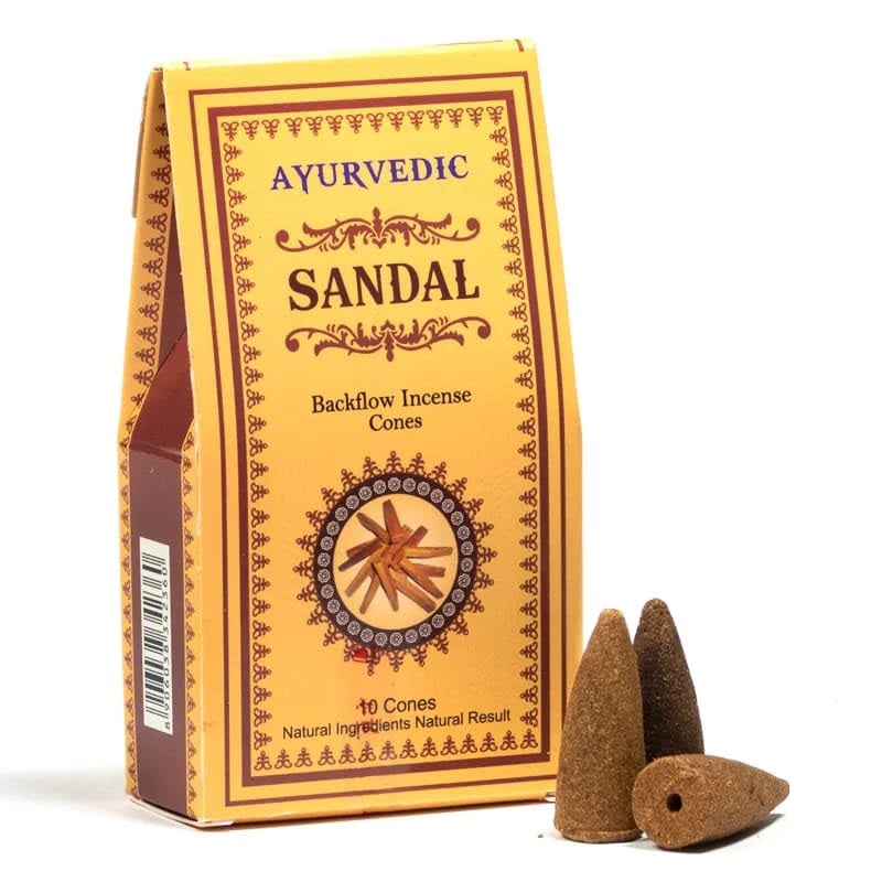 Ayurvedisk sandeltræ røgelseskegler