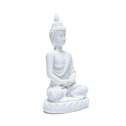 Meditation Buddha statue - Hvid - Billede 2