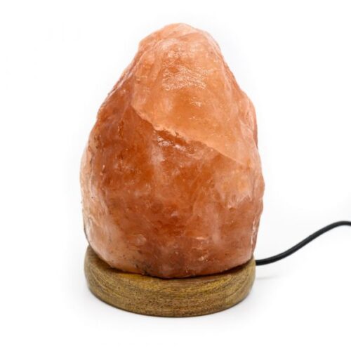 saltlampe himalaya med usb orange