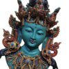 grøn tara maske med udsmykning