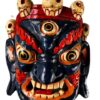 Bhairab maske blå