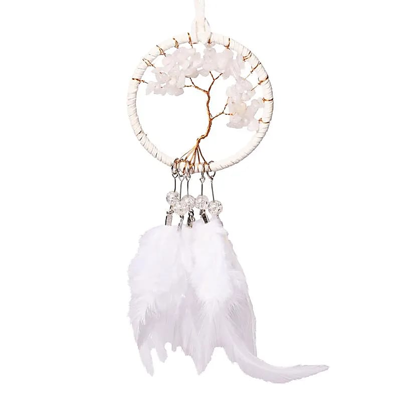 drømmefanger med hvid jaspis