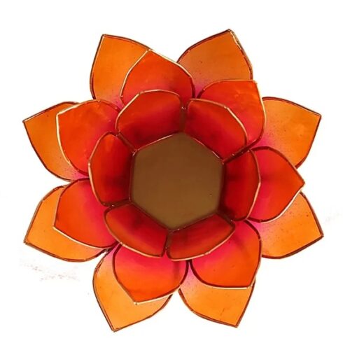 Orange lotus lysestage - Billede 2