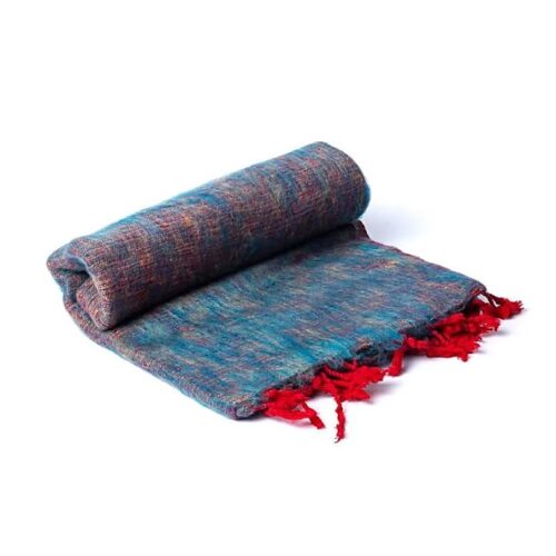 Meditation Pashmina Sjal eller tæppe - Flere farvet