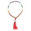 rudraksha med 7 chakra sten mala
